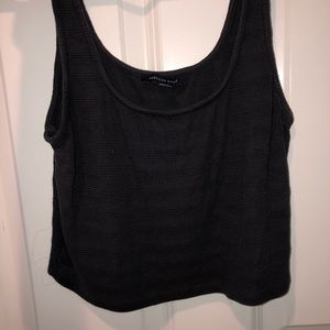 American Eagle navy blue crop top